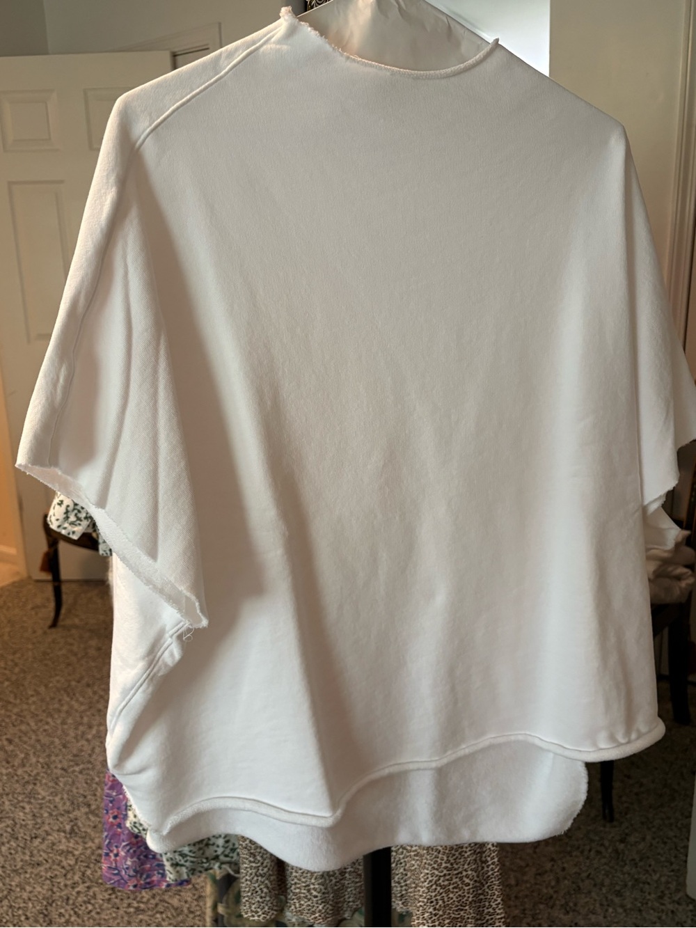 Frank and Eileen Caplet Oversized Short-Sleeve Top
